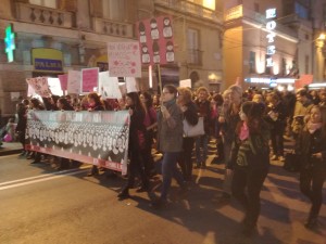 l'otto marzo corteo genova